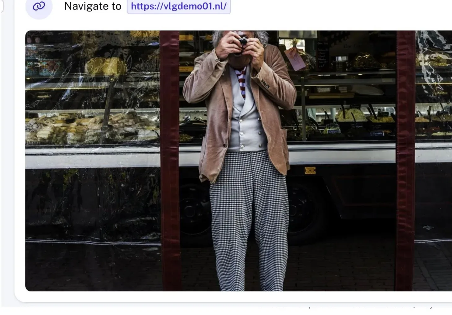 Website van Fotokring Beeldhoek geopend in de browser